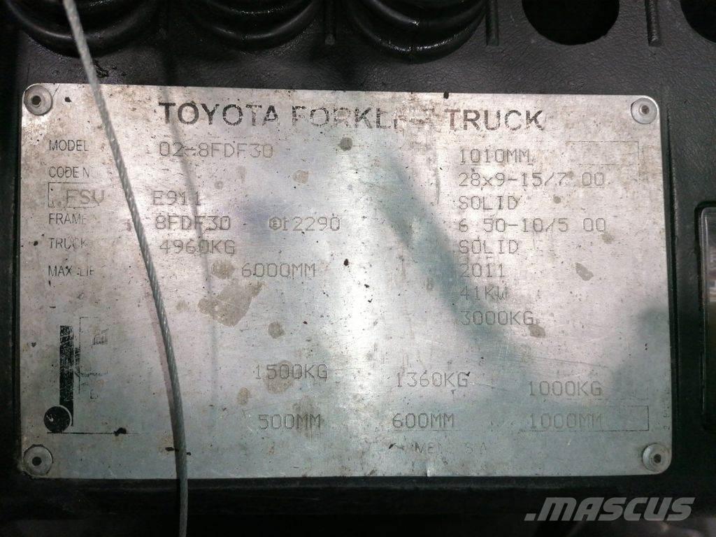 Toyota 02-8FDF30 Wózki Diesla