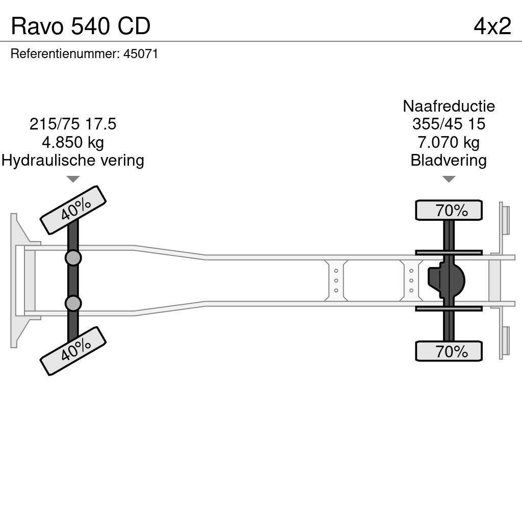 Ravo 540 CD Zamiatarki