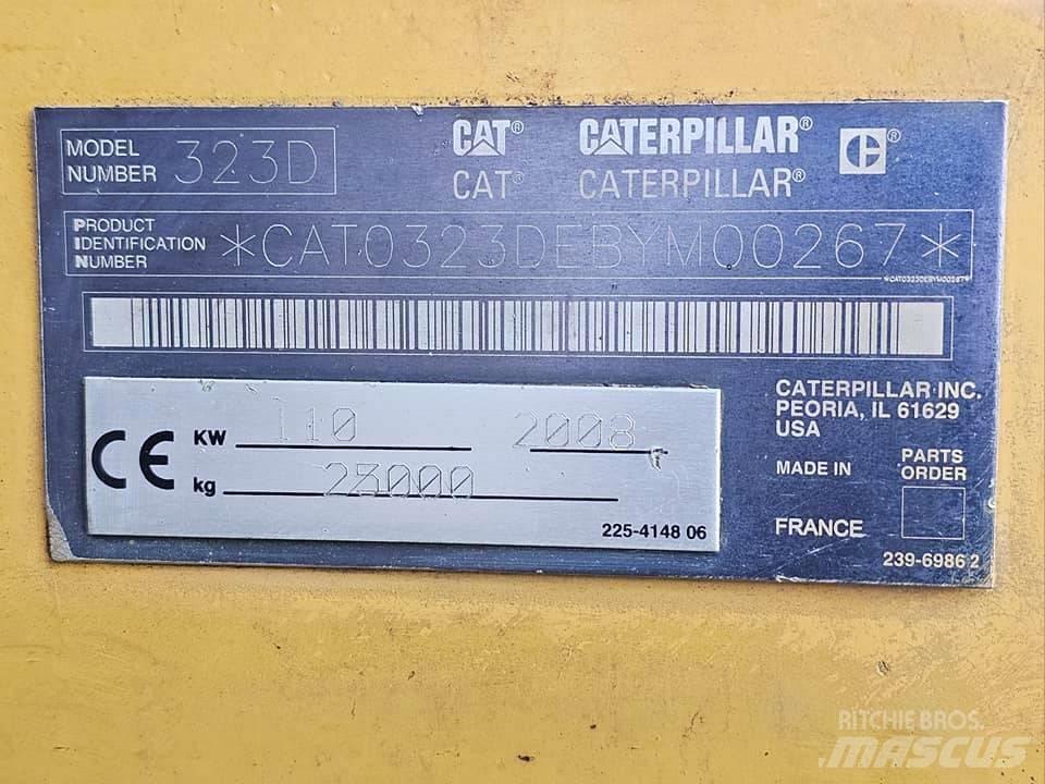 CAT 323 D L Koparki gąsienicowe