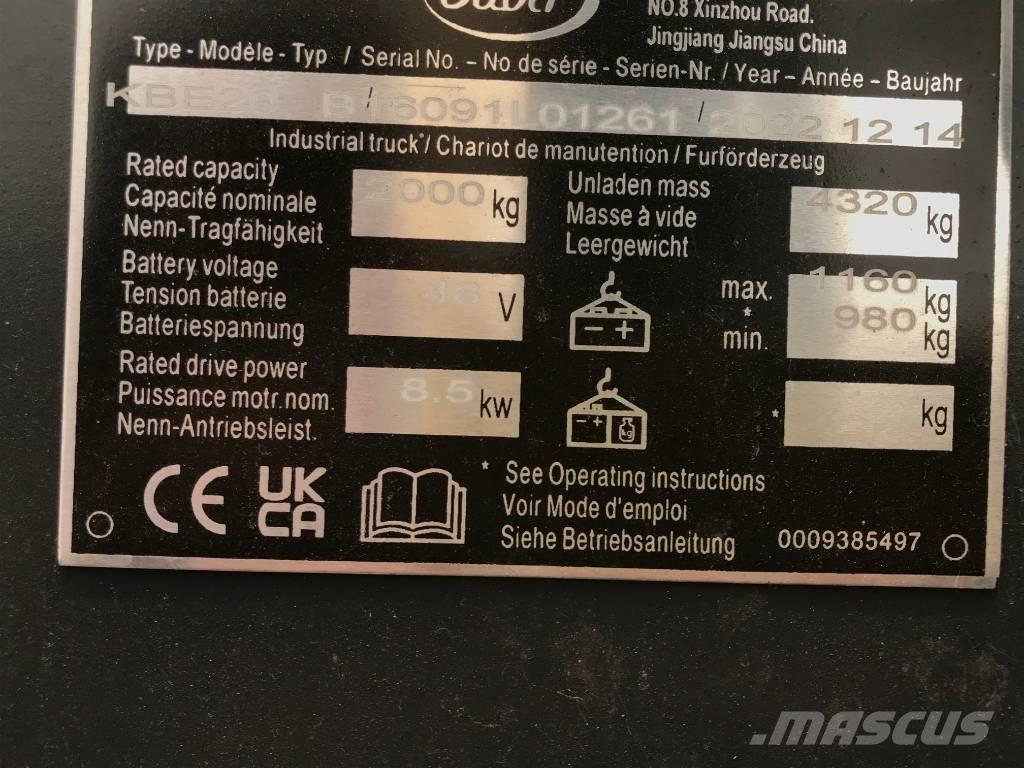 Baoli KBE 20 N Wózki elektryczne
