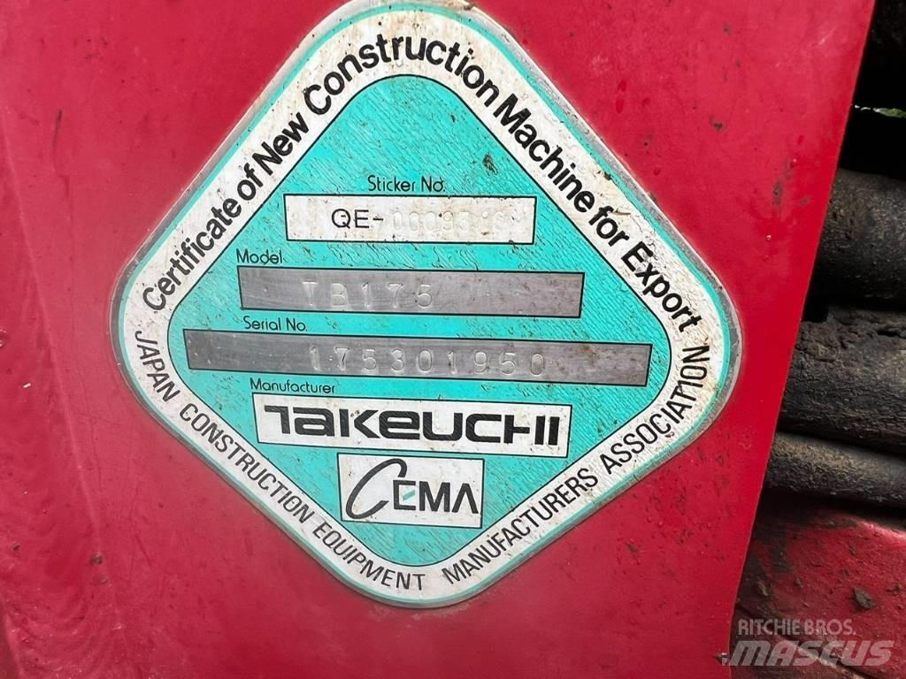 Takeuchi TB 175 Midikoparki  7t - 12t
