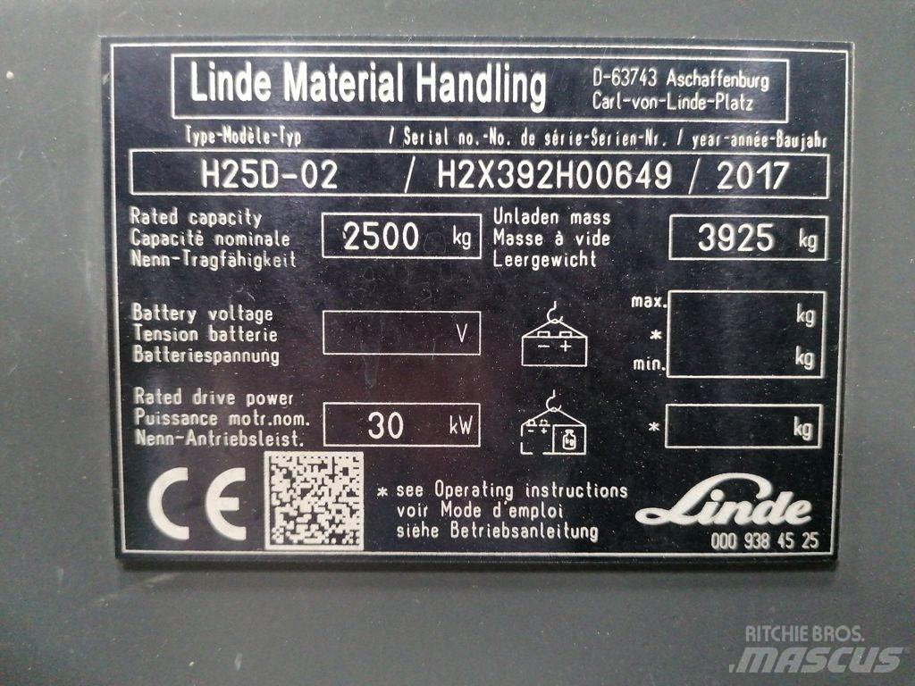 Linde H25D-02 Wózki Diesla