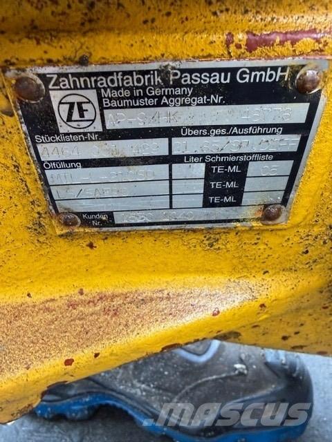 Terex USED AXLES ZF Wozidła przegubowe