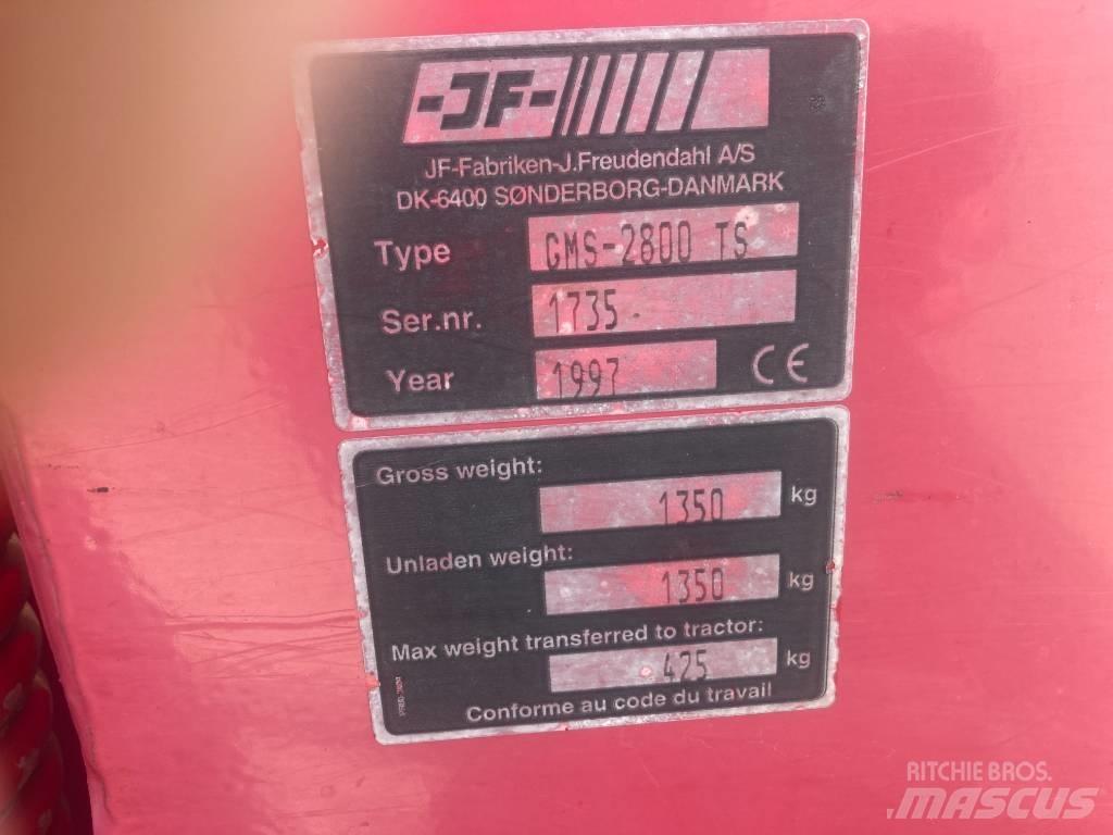 JF GMS 2800 Top Safe Kosiarki ze wstępną obróbka paszy