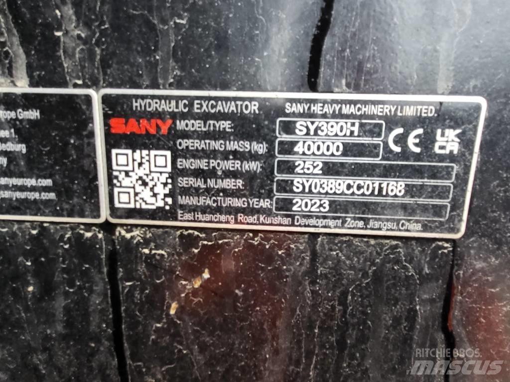 Sany SY390H Koparki gąsienicowe