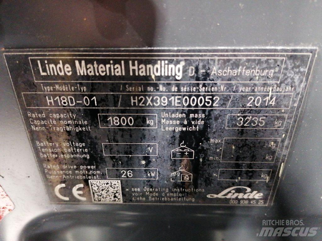 Linde H18D-01 Wózki Diesla
