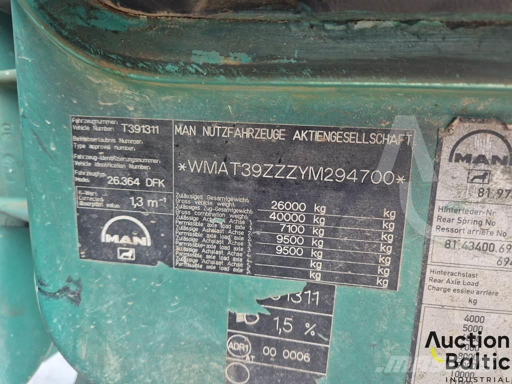 MAN 26.364 Wywrotki