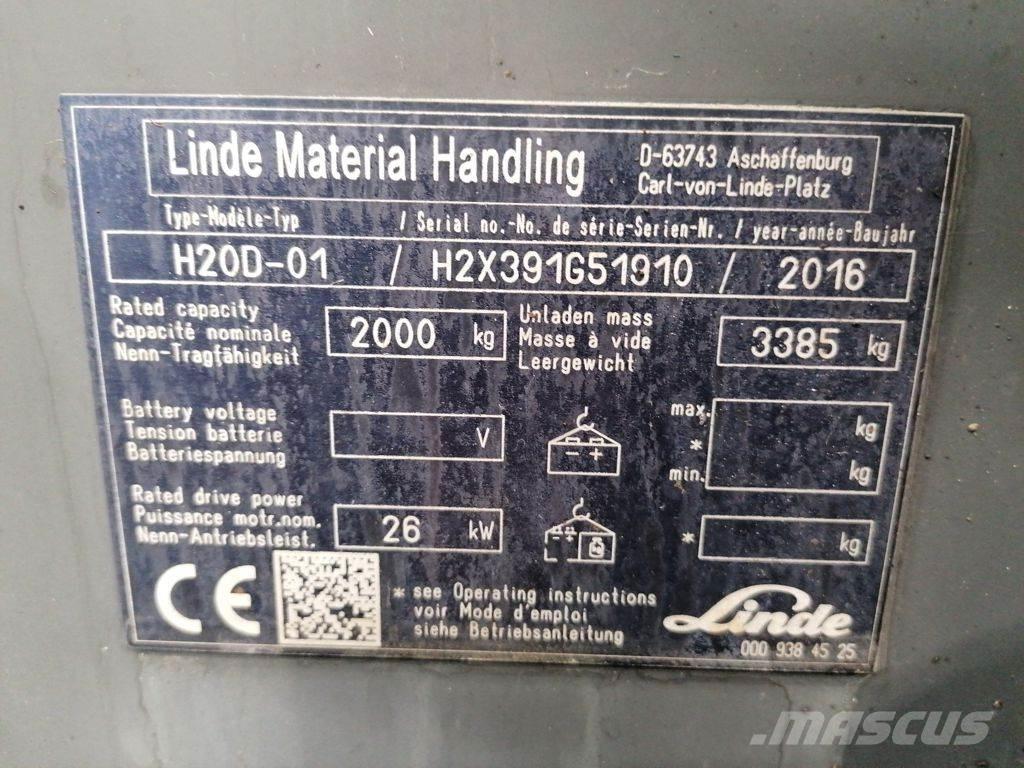 Linde H20D-01 Wózki Diesla