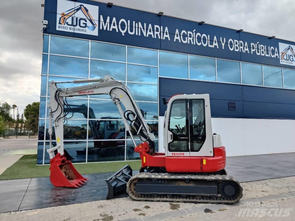 Takeuchi TB 80 FR Minikoparki