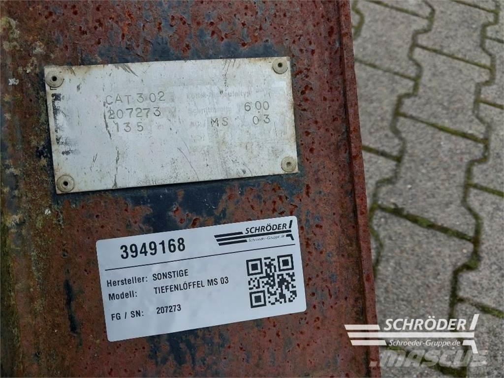  TIEFENLÖFFEL MS 03 Akcesoria do ładowaczy czołowych