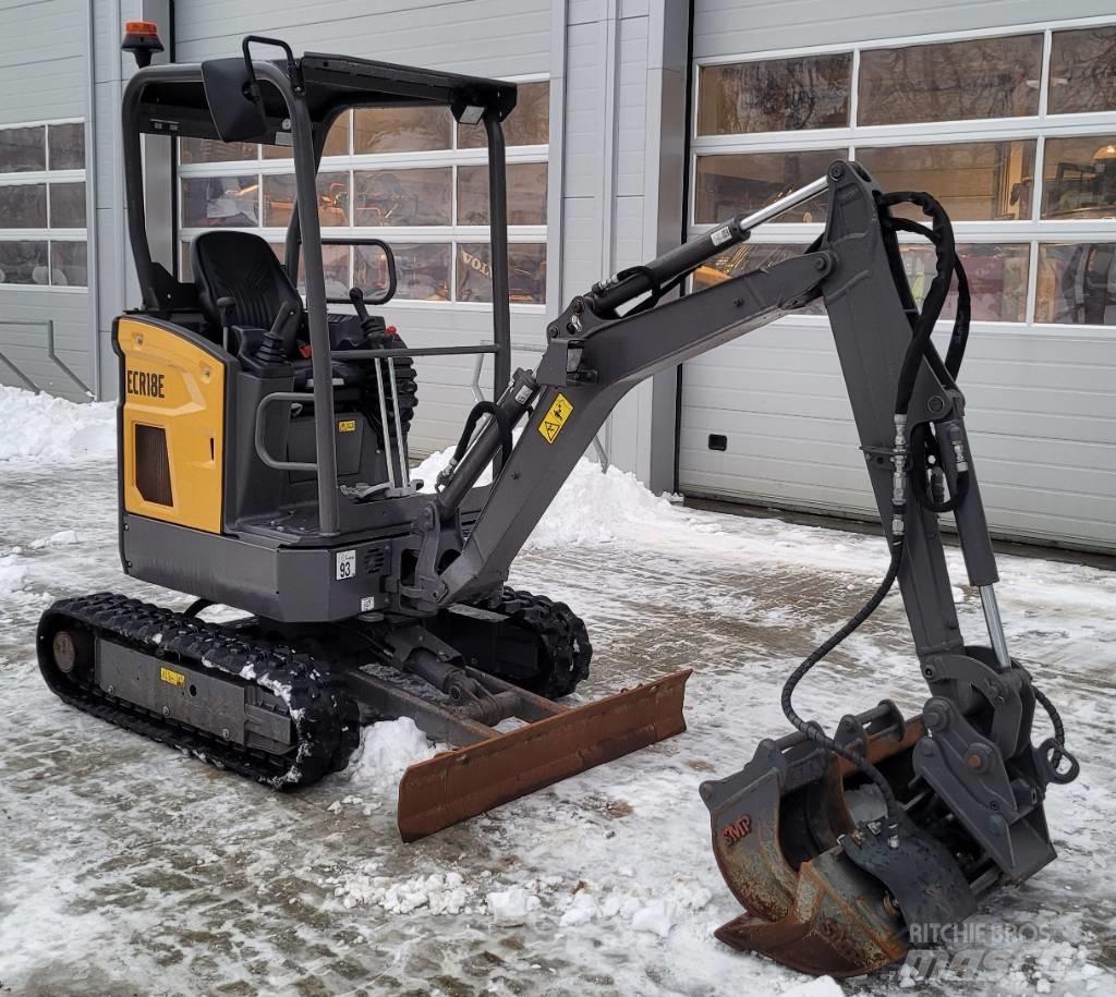Volvo ECR18E Minikoparki
