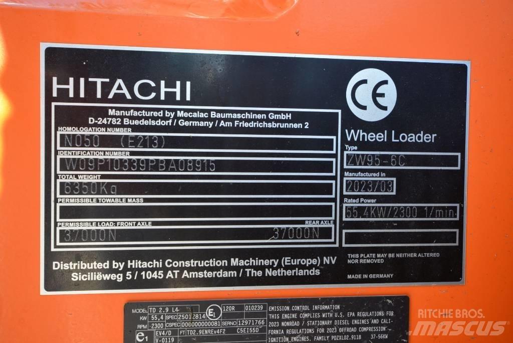 Hitachi ZW 95-6 C Ładowarki kołowe