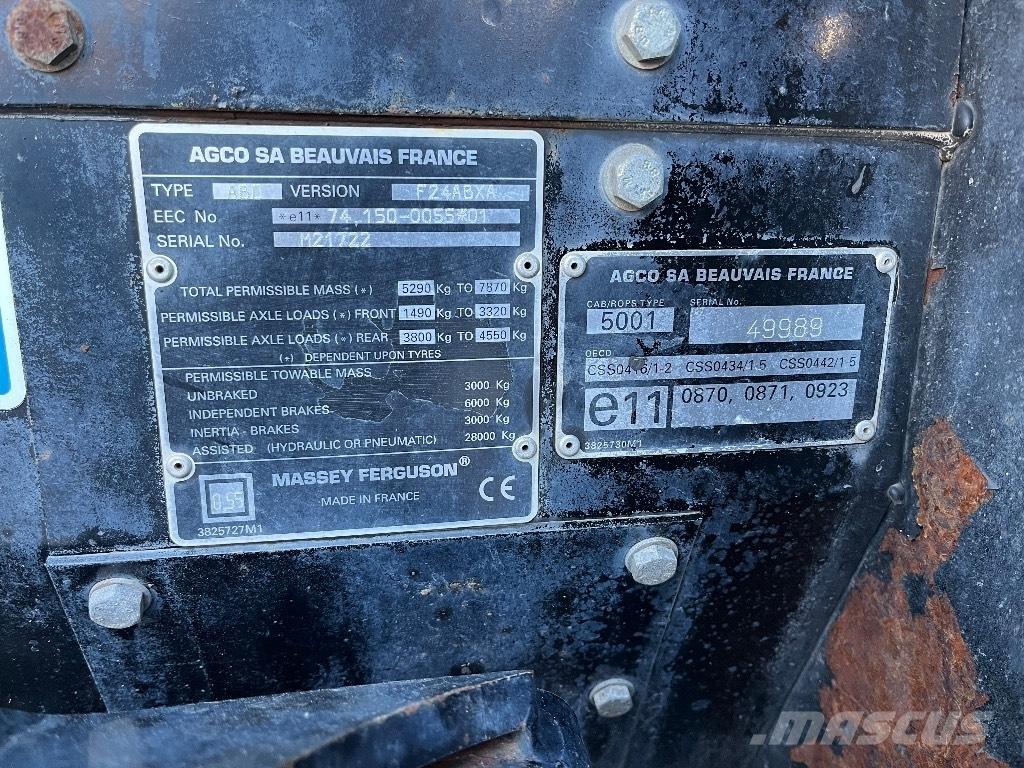 Massey Ferguson 4365 Ciągniki rolnicze