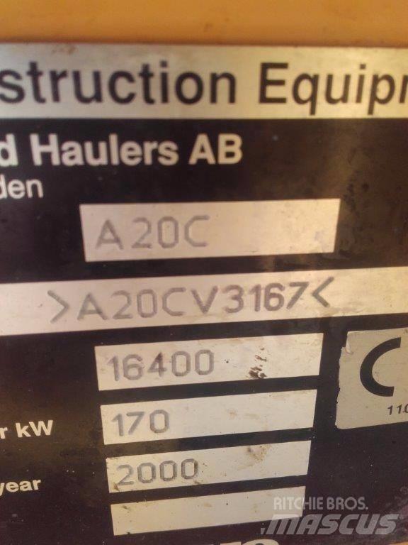 Volvo A20C Wozidła sztywnoramowe