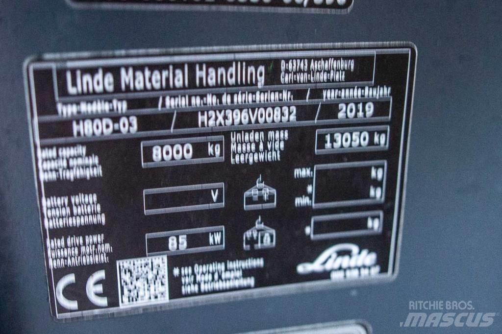 Linde H 80 D-03 Wózki Diesla