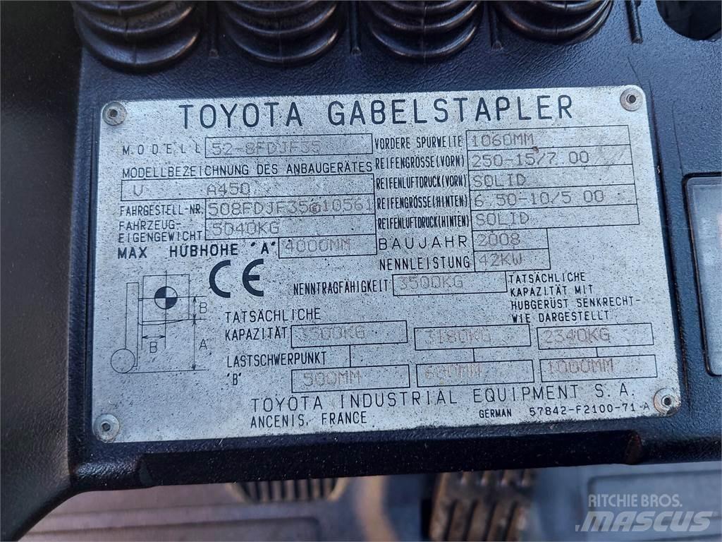 Toyota 52 8FDJF35 Wózki Diesla