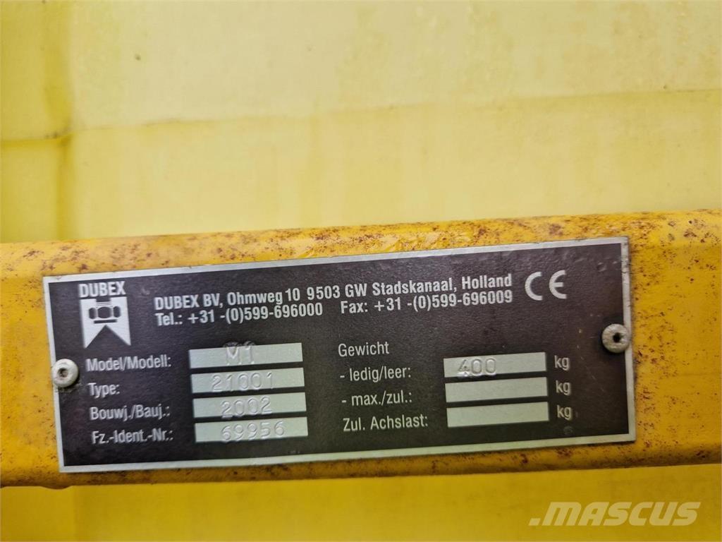 Dubex MODEL 1 Opryskiwacze zaczepiane