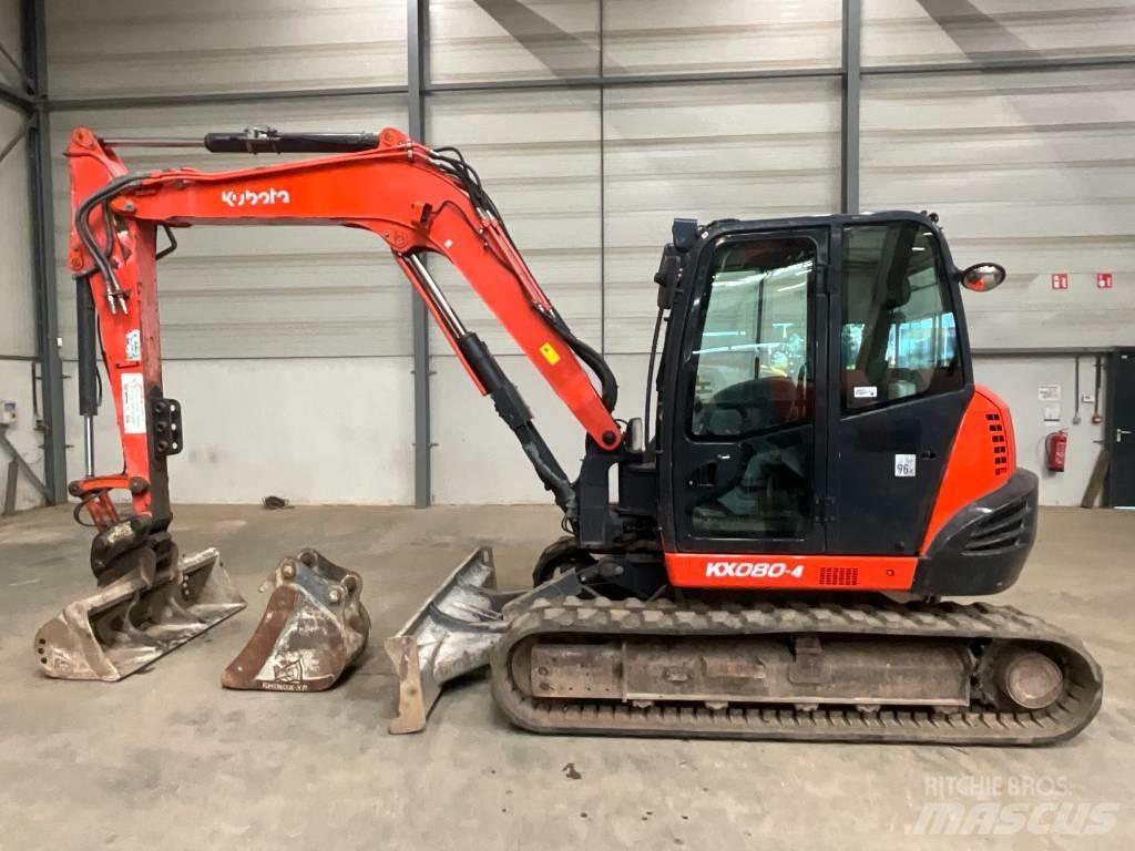 Kubota KX 080-4 Midikoparki  7t - 12t