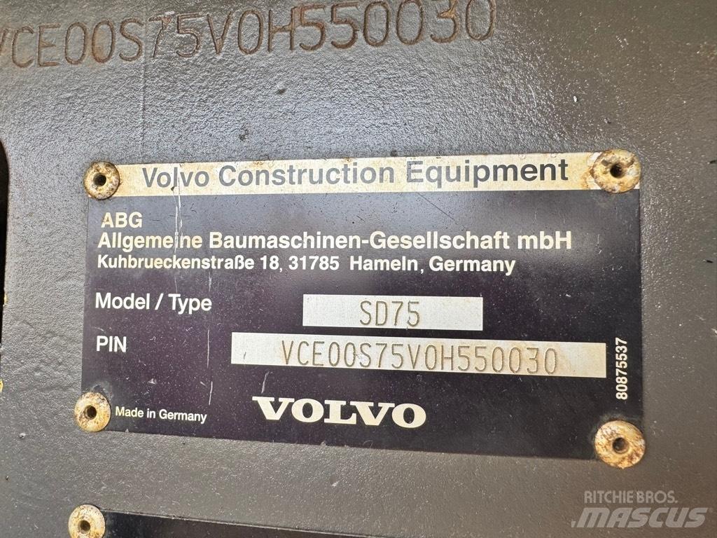 Volvo SD 75 Walce jednobębnowe