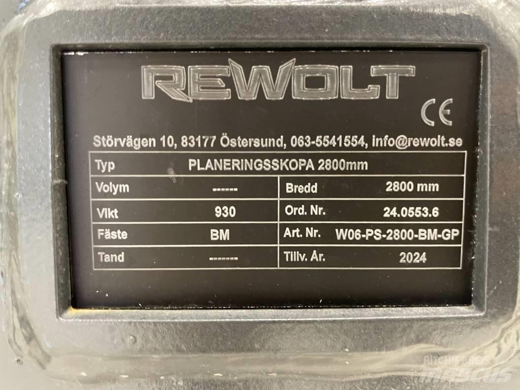  REWOLT HD 2800mm BM Łyżki do ładowarek