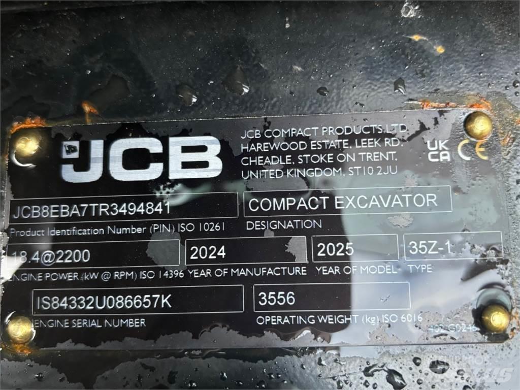 JCB 35Z-1 Minikoparki