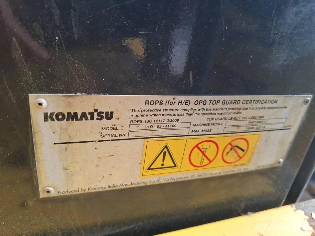 Komatsu PW 118MR-11 Koparki kołowe