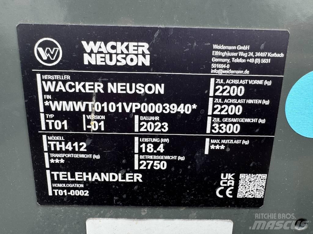 Wacker Neuson TH412 Ładowarki teleskopowe