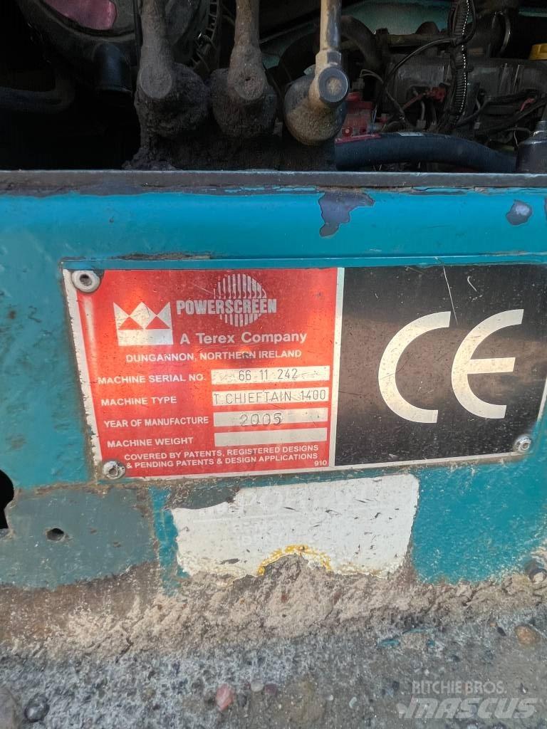 PowerScreen 1400 Przesiewacze mobilne