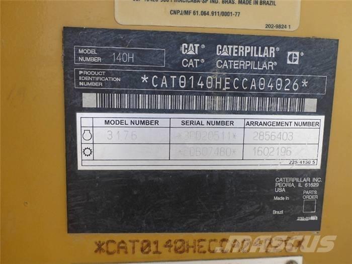 CAT 140 H Równiarki