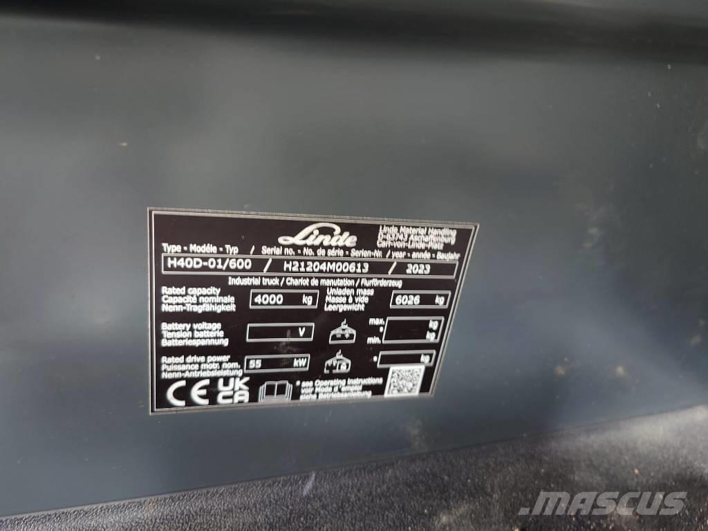Linde H 40 D Wózki Diesla