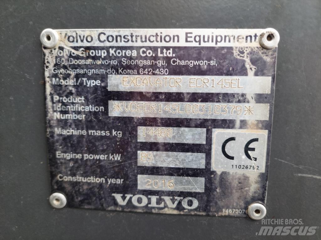 Volvo ECR 145 EL Koparki gąsienicowe