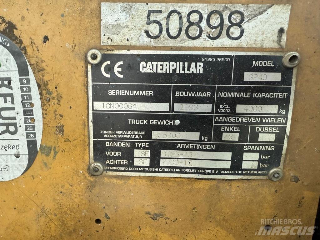 CAT GP 40 Wózki LPG