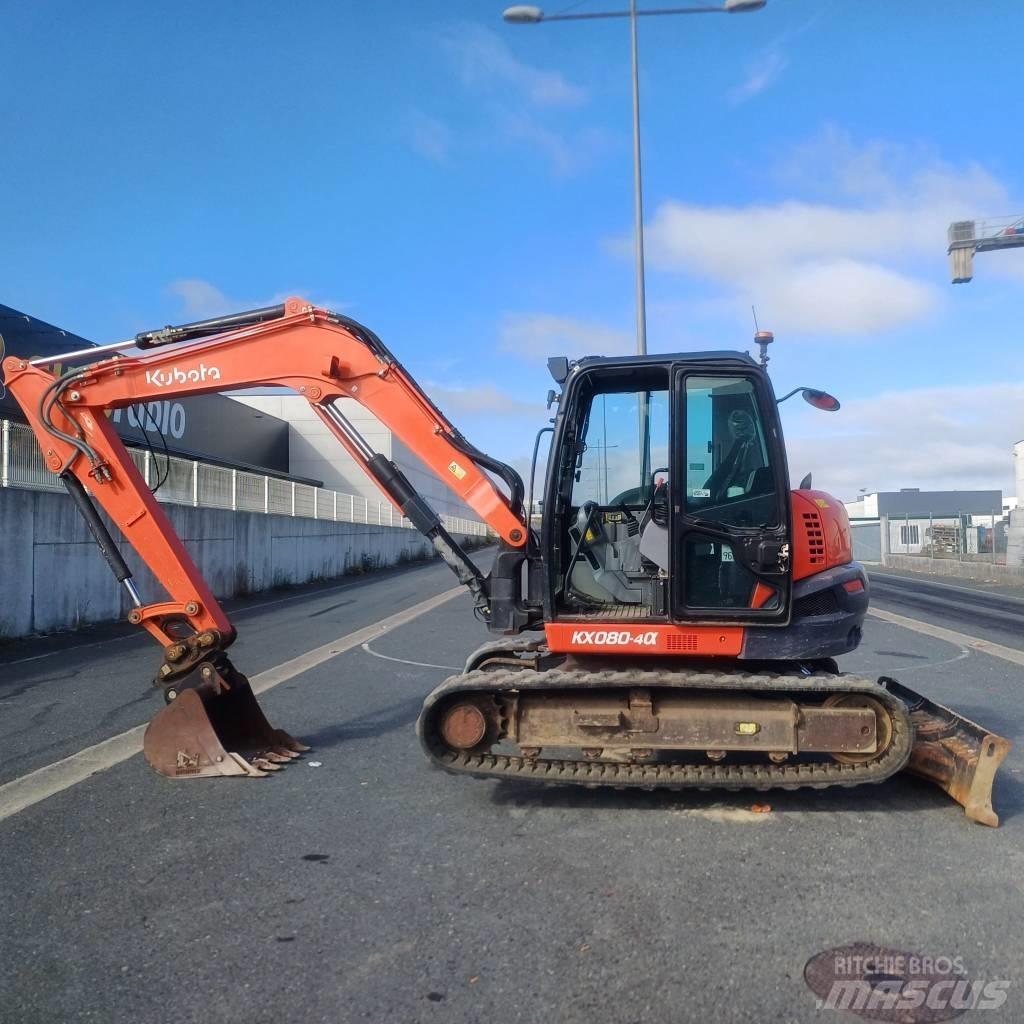 Kubota KX 080-4A Midikoparki  7t - 12t