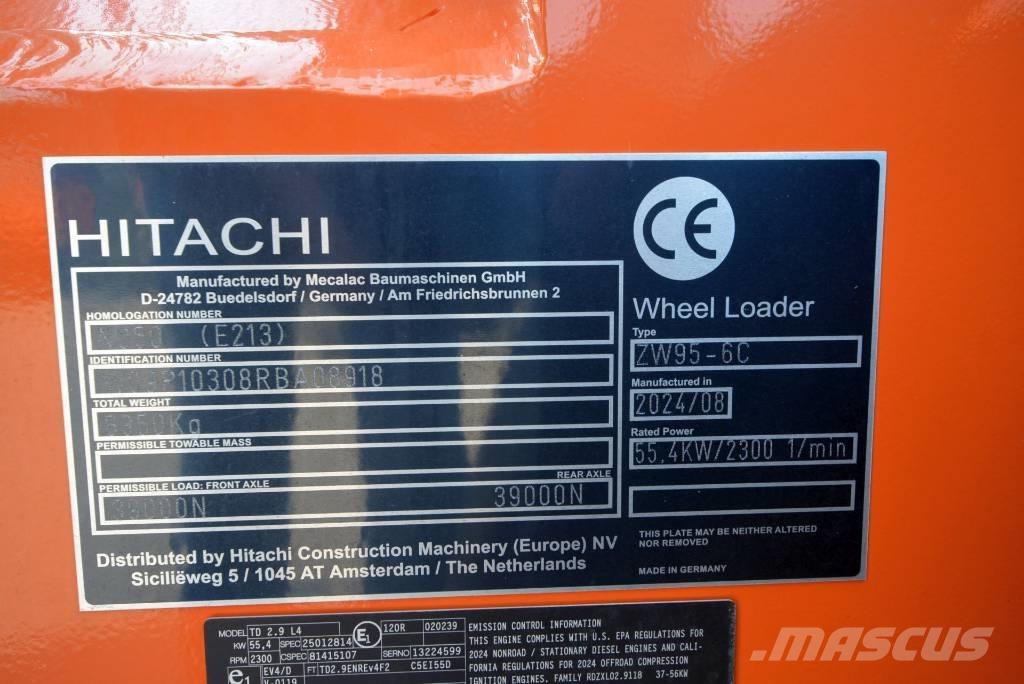 Hitachi ZW 95-6 C Ładowarki kołowe