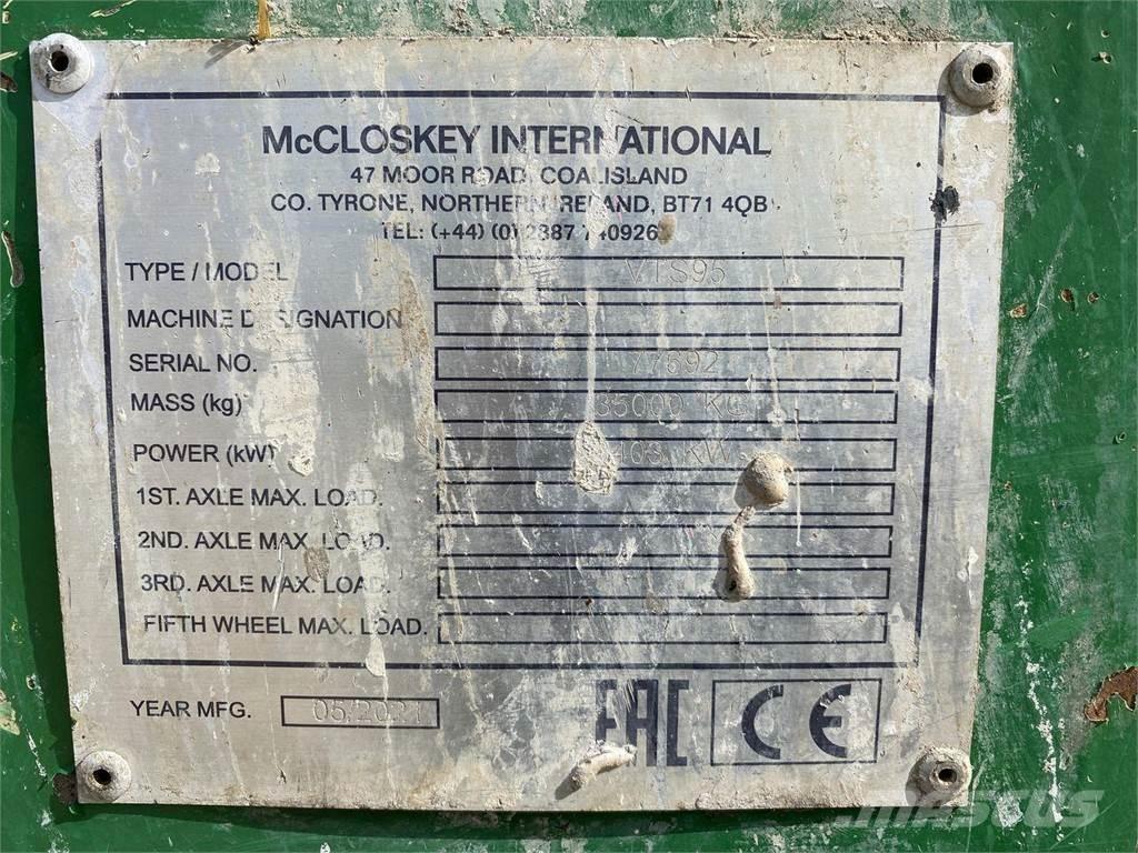 McCloskey VTS95 Kruszarki mobilne