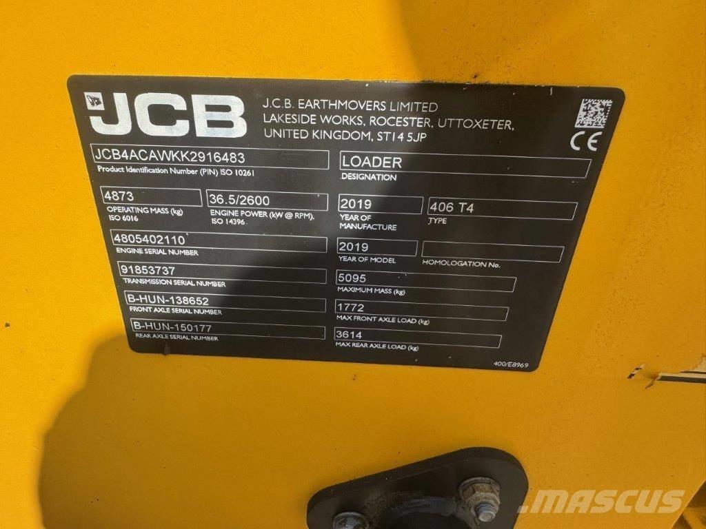 JCB 406 T4 Ładowarki kołowe