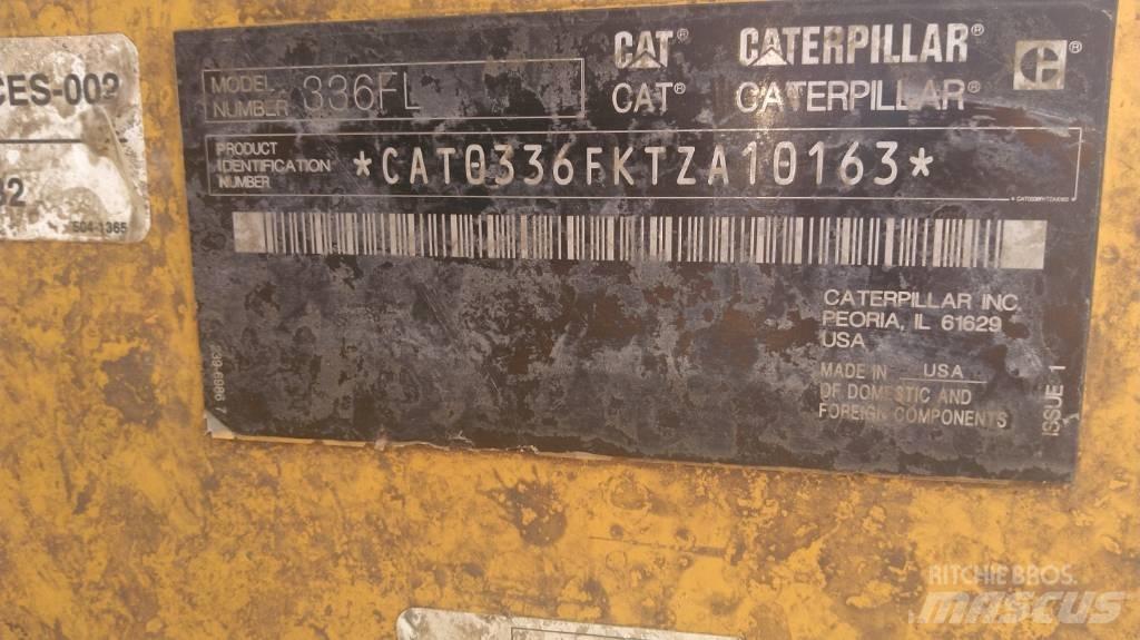 CAT 336 F L Koparki gąsienicowe