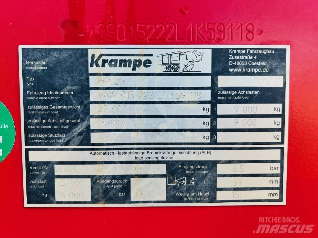 Krampe HP 20 Wywrotki rolnicze