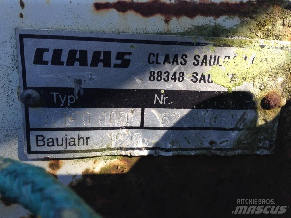 CLAAS Volto 1050 Zgrabiarki i przetrząsacze