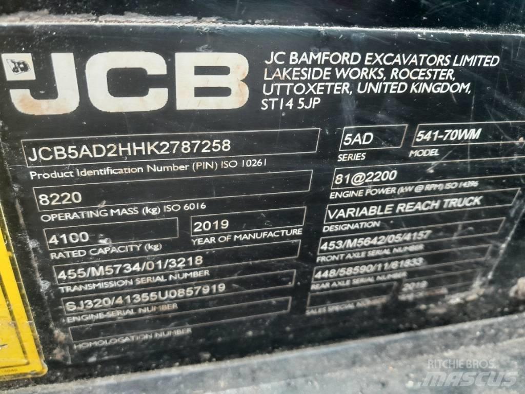 JCB 541-70 Ładowarki rolnicze