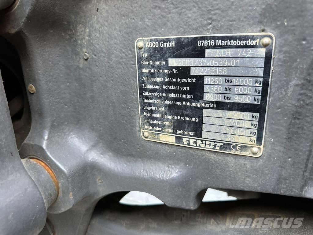 Fendt 722 Profi Plus Ciągniki rolnicze