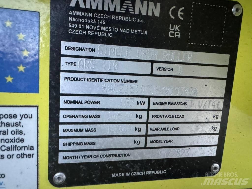Ammann ARS 110 Walce jednobębnowe