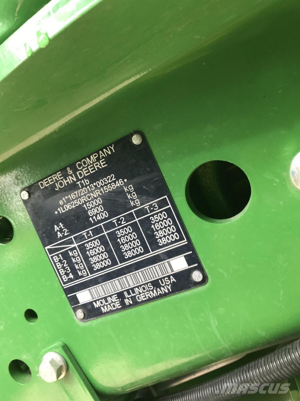 John Deere 6R 250 Ciągniki rolnicze