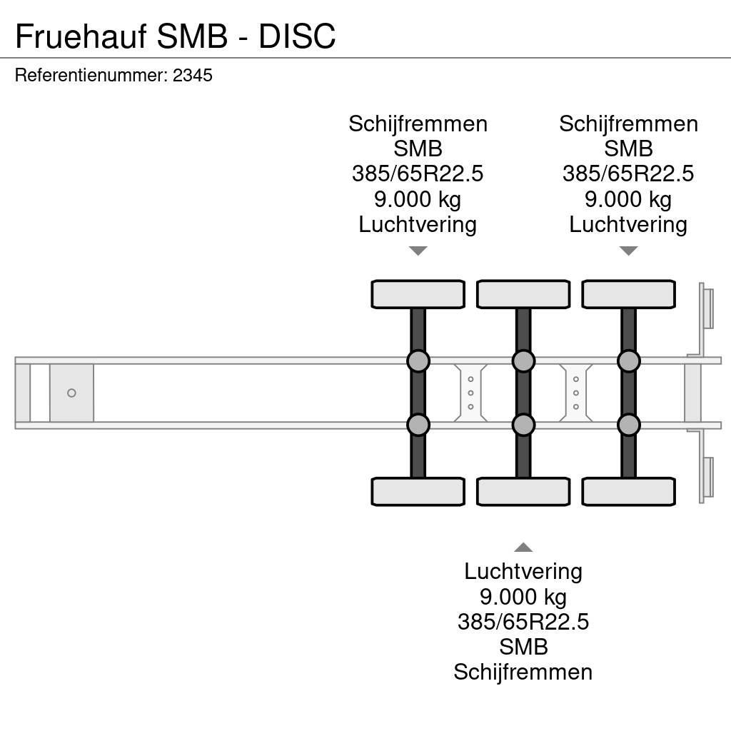 Fruehauf SMB - DISC Platformy / Naczepy z otwieranymi burtami