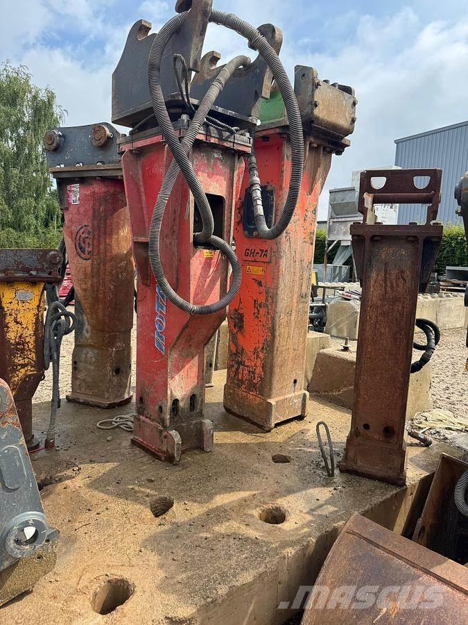 Mecalac 15MWR Młoty hydrauliczne