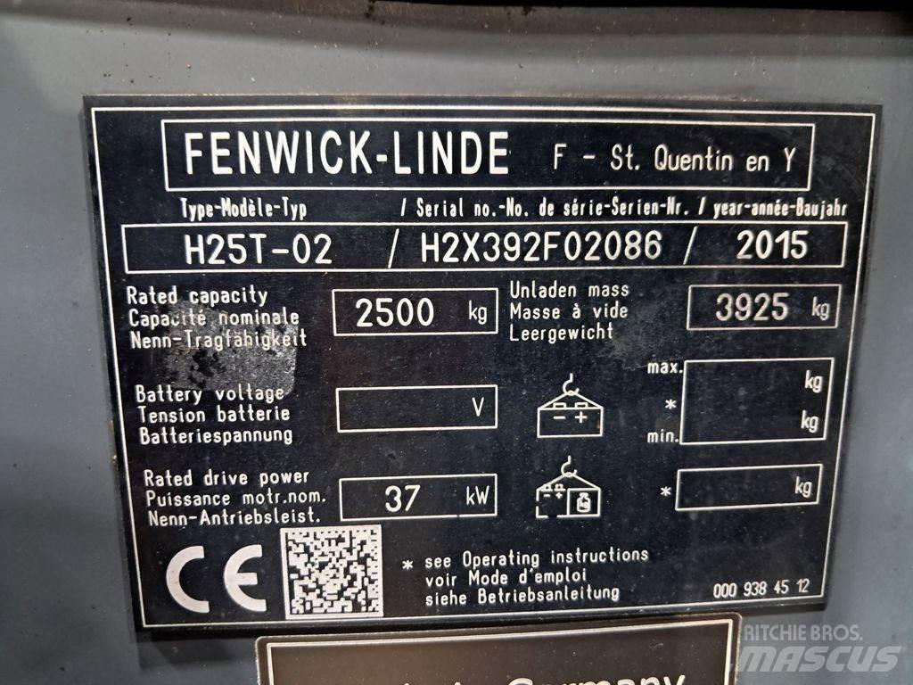 Linde H25T-02 Wózki LPG