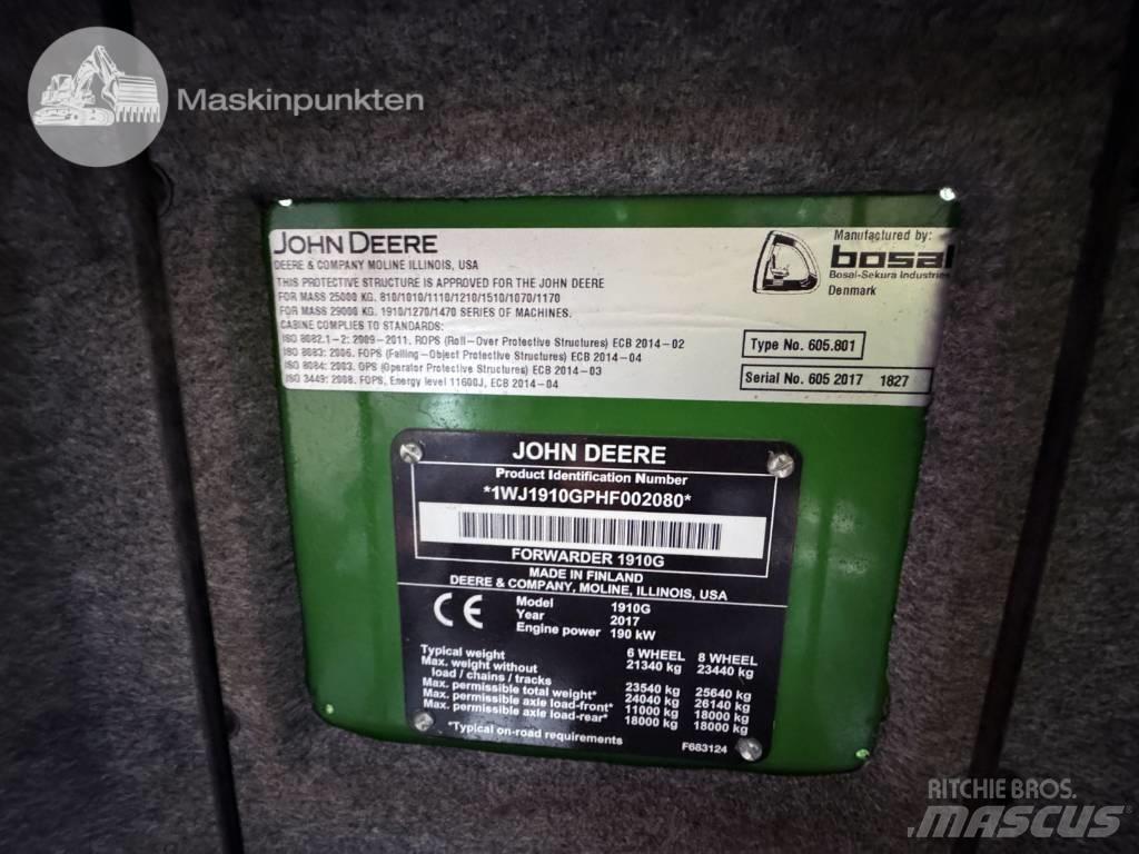 John Deere 1910 G Forwardery