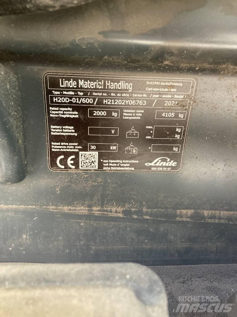 Linde H20/600D/1202 Wózki Diesla