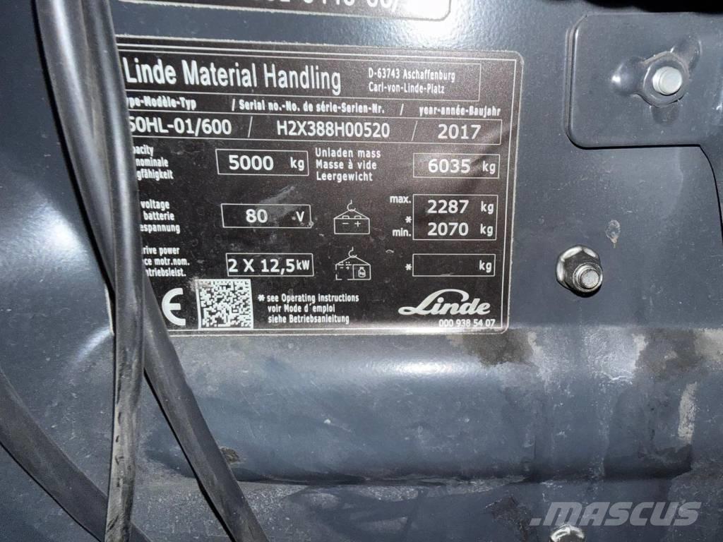 Linde E 50-02 Wózki elektryczne