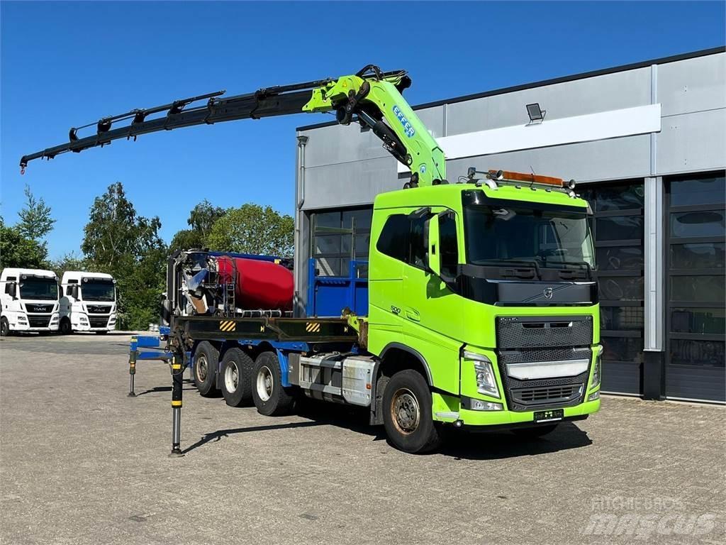 Volvo FH 500 8X4 Żurawie samochodowe